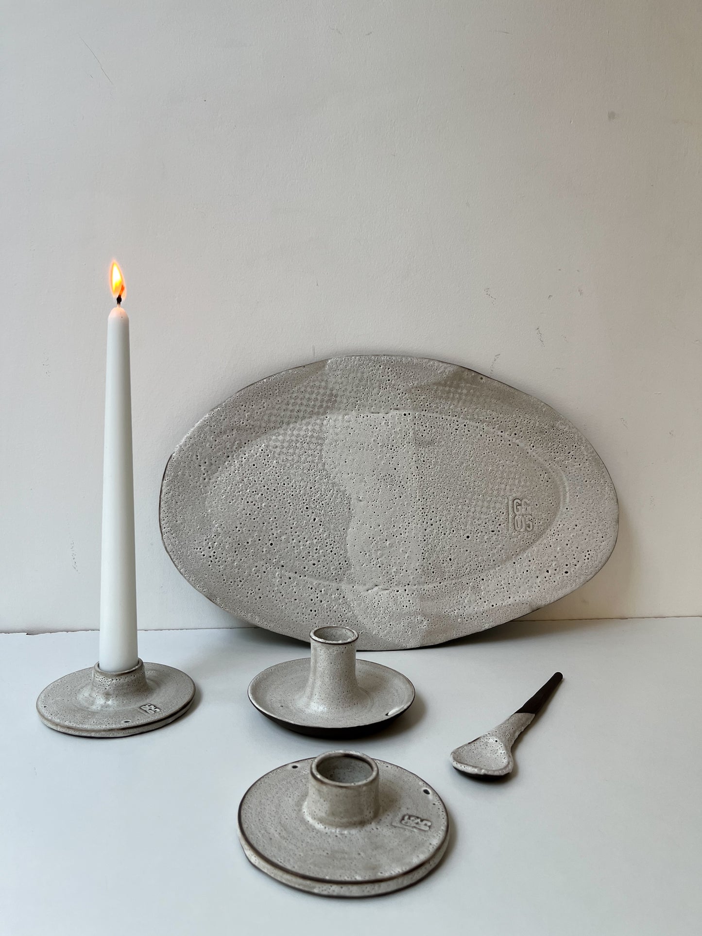 Lava candle holder