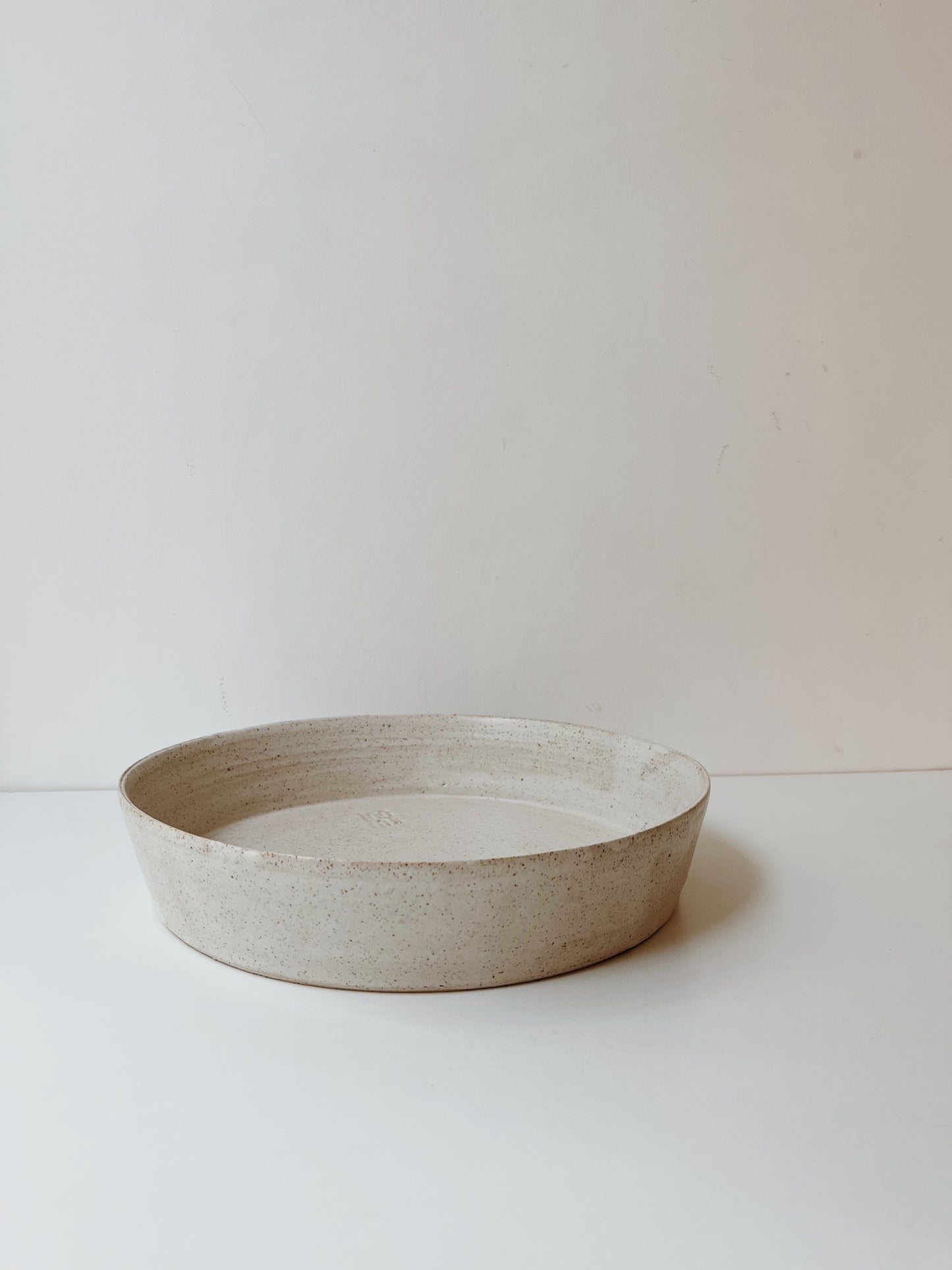 XL speckled serving bowl