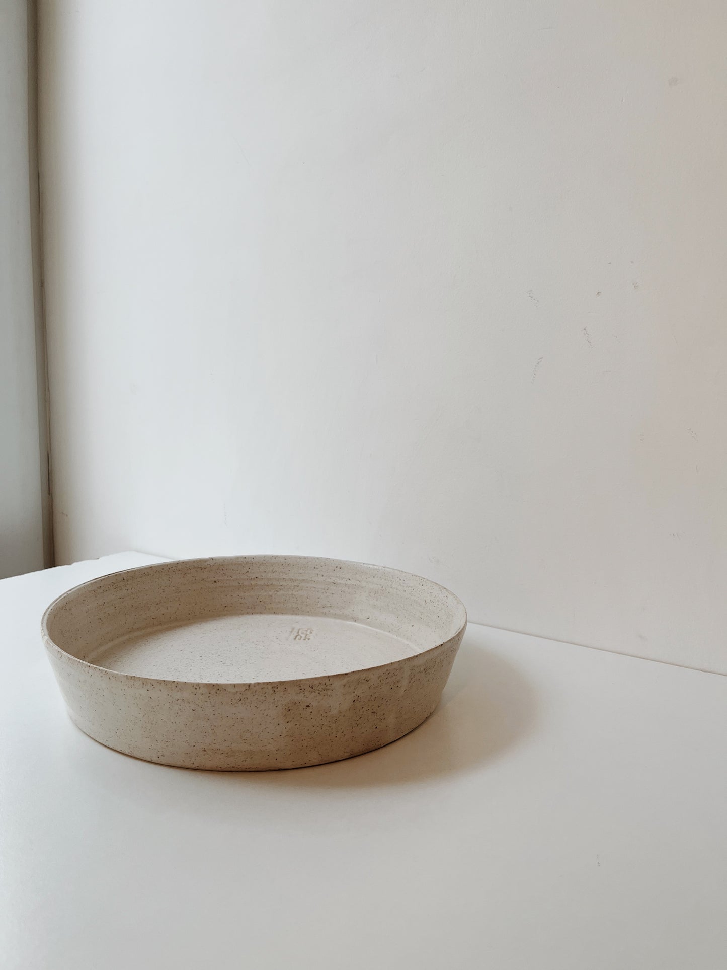 XL speckled serving bowl